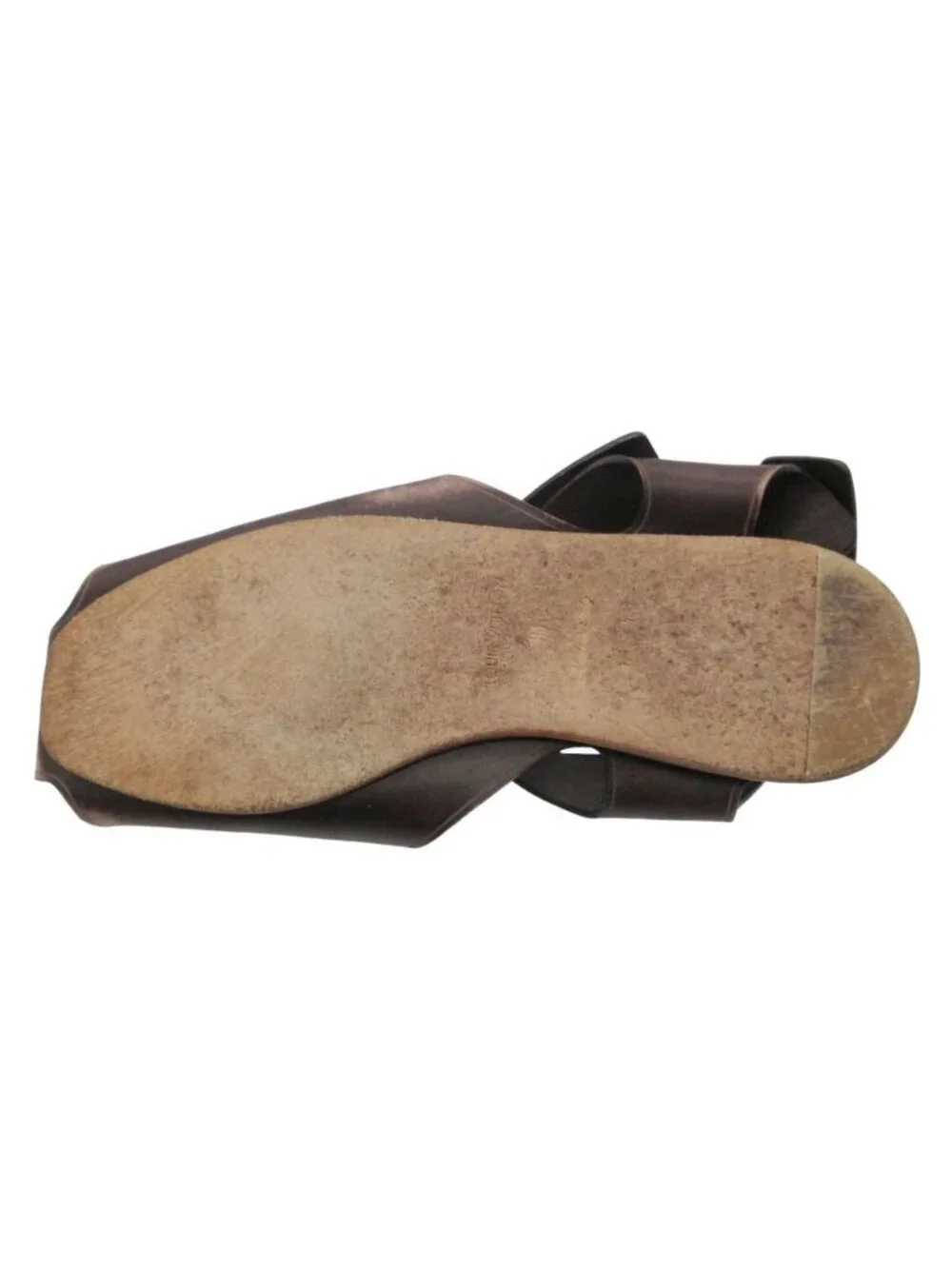 Louis Vuitton Sandals Leather Flat Shoes 10 Brown - Picture 4 of 10